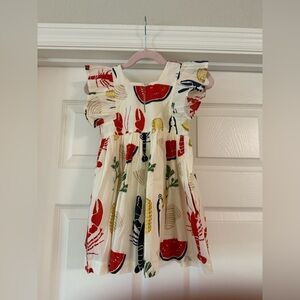 Pink Chicken Elsie Dress- Clam Bake